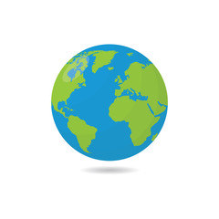 Earthor Globe Vector Illustration