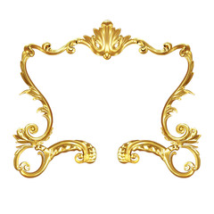 golden frame