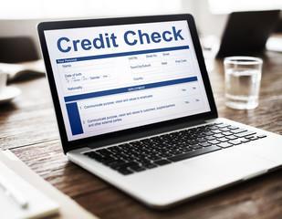 Credit Check Financial Accounting Request Form Concept