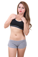 Obraz premium woman in sport clothes