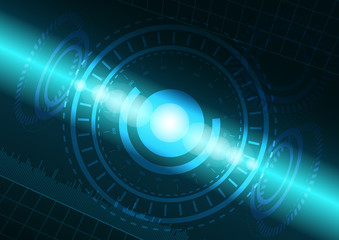 Abstract digital technology color background.