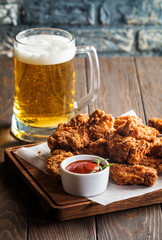 Buffalo style chicken wings