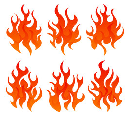 Six fire icon