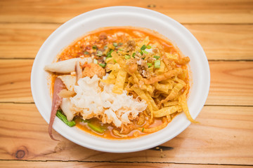 spicy noodle seafood