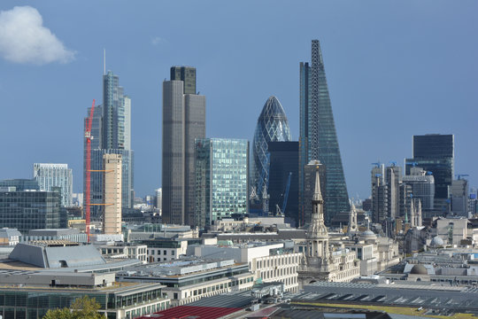 The city of London from a height © The Whyte Stock