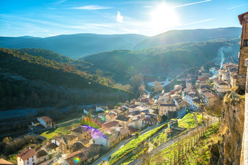 medieval village of frias in Burgos province, spain