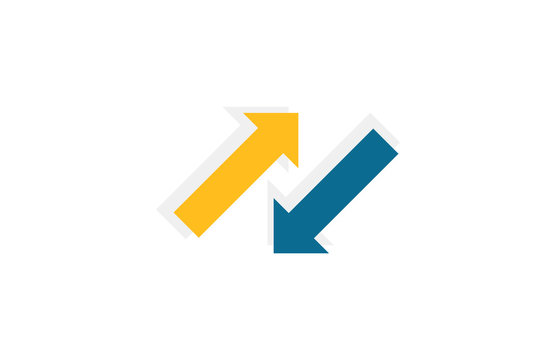 vector arrow business logo