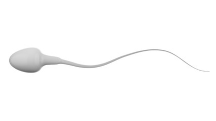Obraz premium white sperm isolated on white