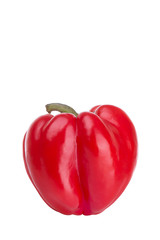 Red pepper isolated on white background