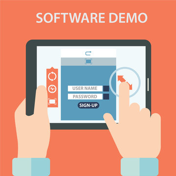 Software demo testing vector