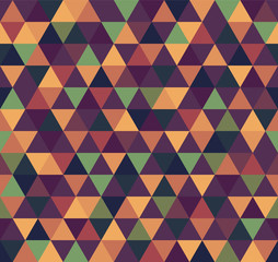 Abstract Geometric Pattern Background With Colorful Triangles