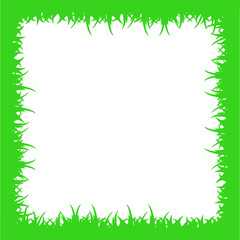 the background of the grass vector illustration.Green Grass isolated on white