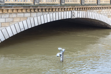 River Seine Flooding in Paris