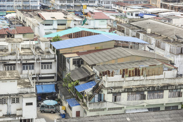 Sing Buri, Thailand - December 07.2016: Select Guide to the congestion of the building will be more crowded every day.