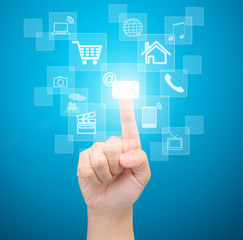  pressing modern social buttons