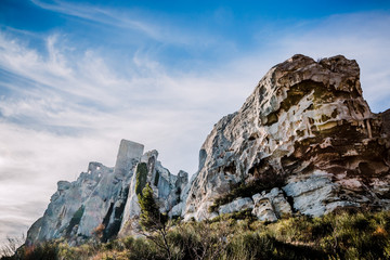 Obraz premium Le château des Baux-de-Provence