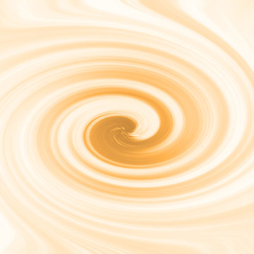 かき混ぜたカフェラテ、ミルクのイメージ