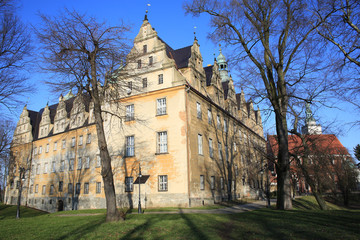 Obraz premium Historic Castle Olesnica in Poland