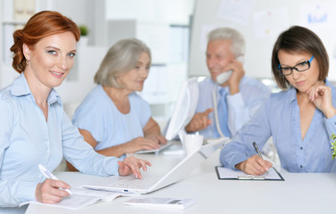 Obraz premium working business people In Office 