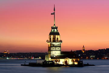 Obraz premium İstanbul Kız Kulesi