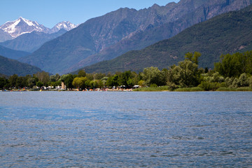 Seeufer in Verbania, Lago Maggiore
