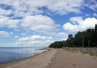 Water landscape, Baltic sea, Russia