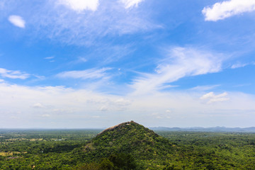 Views atop Lion Rock in Sigiriya