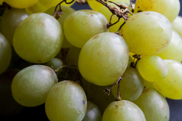 green grapes fruit closeup macro background texture