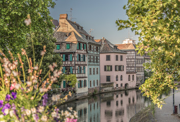 Fototapeta na wymiar Effet HDR sur la Petite France, Strasbourg