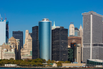 Obraz na płótnie Canvas tall buildings of new york