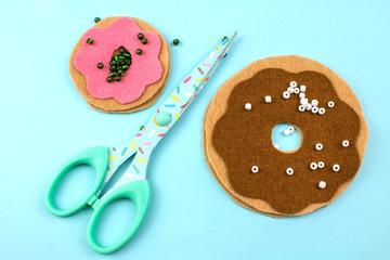 Donut de fieltro