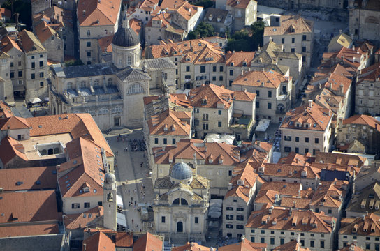 Vista tejados en Dubrovnik