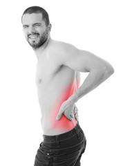 Fototapeta premium back in pain