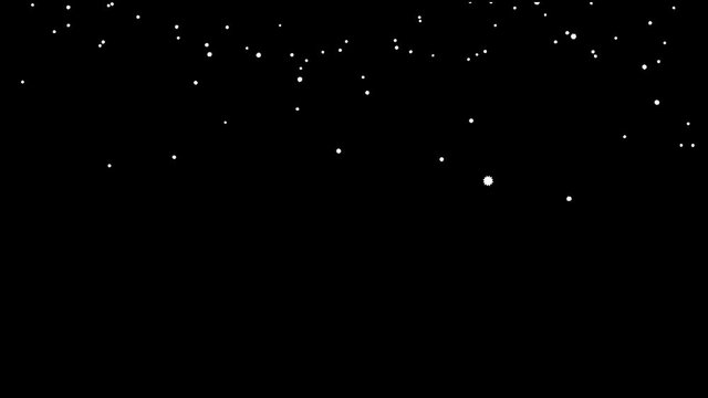 Asterix Snowflakes Falling