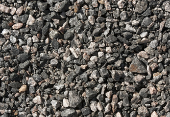 Pile of gravel stones.