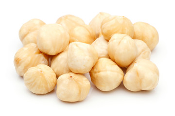 Heap of Hazelnut isolated