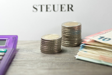 Steuer und Geld