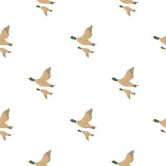 Ducks icon in cartoon style isolated on white background. Hunting pattern stock vector illustration.