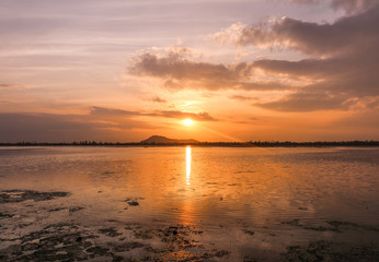 Sunset at the Dal Lake, Srinagar
