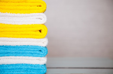 Colorful cotton towels