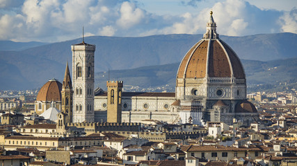 Obraz premium Italy. Beautiful views of Florence, Cathedral Santa Maria del Fiore.
