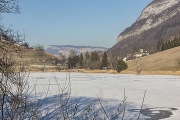 Lac de la Thuile - Massif des Bauges - Savoie.