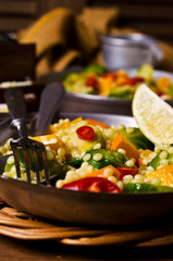 Pasta with vegetables