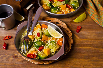 Pasta with vegetables
