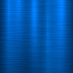 Blue metal technology background with abstract polished, brushed texture, chrome, silver, steel, aluminum for design concepts, wallpapers, web, prints, posters, interfaces. Vector illustration.