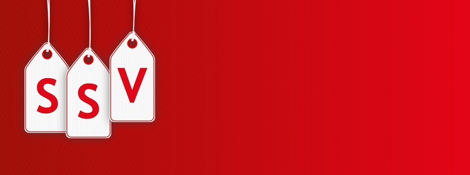 SSV Sommerschlussverkauf Preisschilder