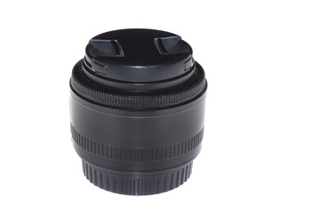 Camera Lens, Isolated on white background , clipping path , copy space