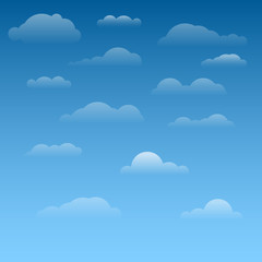 Collection of vector clouds