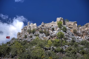 Fototapeta na wymiar Softa Castle in Turkey