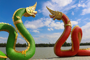 King of Naga - the great snake statue